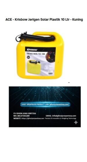 ACE - Krisbow Jerigen Solar Plastik 10 Ltr - Kuning