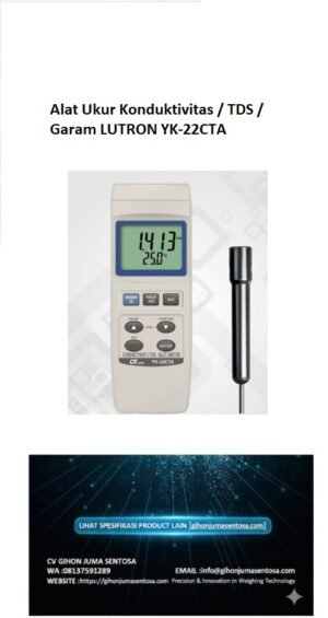Annotation 2025-09-19 163432 Alat Ukur Konduktivitas / TDS / Garam LUTRON YK-22CTA