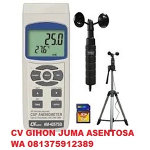 LUTRON AM4257-SD Portable Cup Anemometer