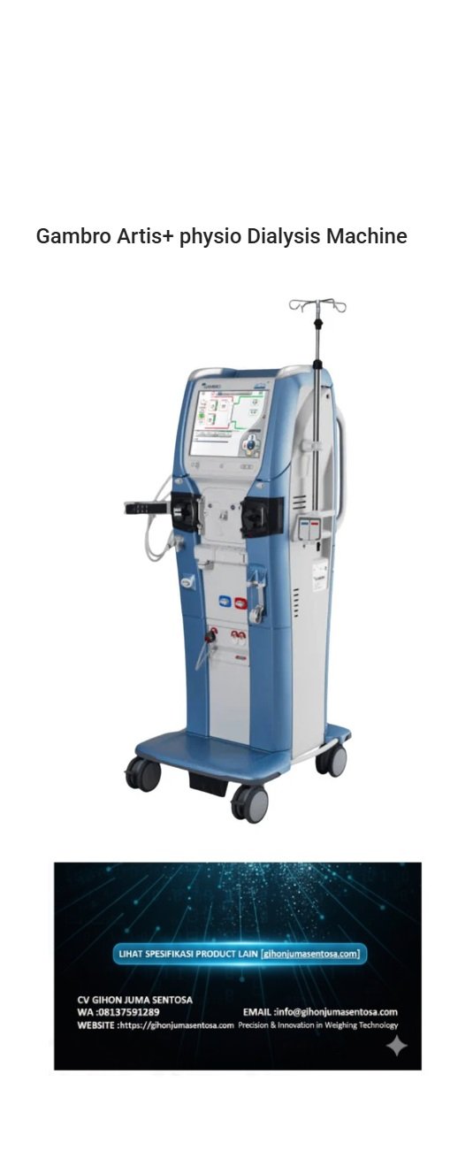 Gambro Artis+ physio Dialysis Machine