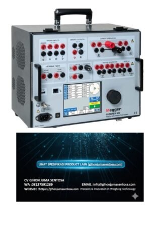 mobile MEGGER SVERKER 750 Programma Relay Test Set