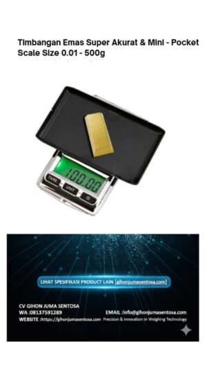timbangan emas Timbangan Emas Super Akurat & Mini - Pocket Scale Size 0.01 - 500g