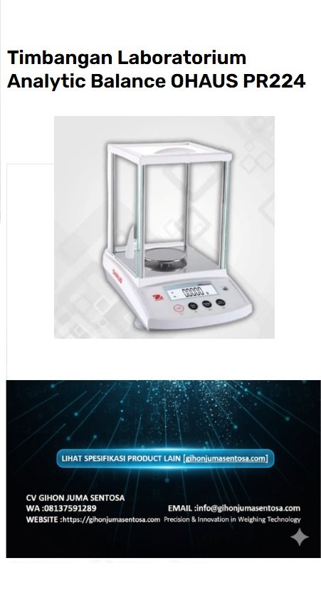 tre Timbangan Laboratorium Analytic Balance OHAUS PR224